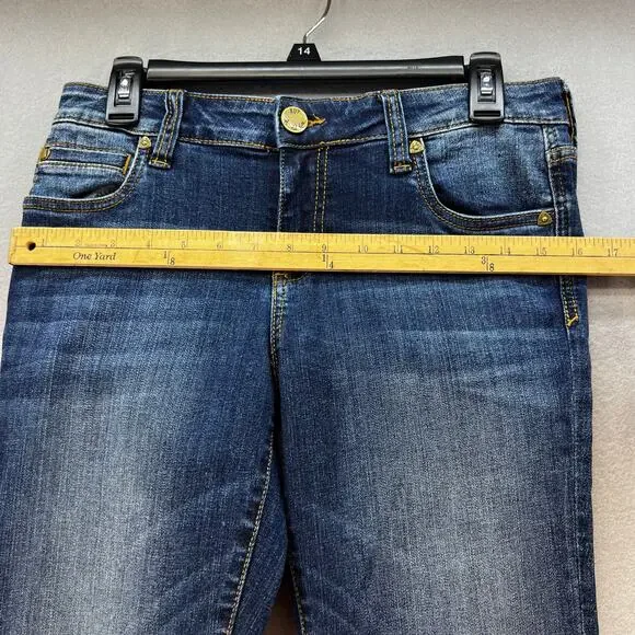 Kut from the Kloth Jeans Women's 6S Blue Toothpick Skinny Classic Minimalist - Picture 13 of 16